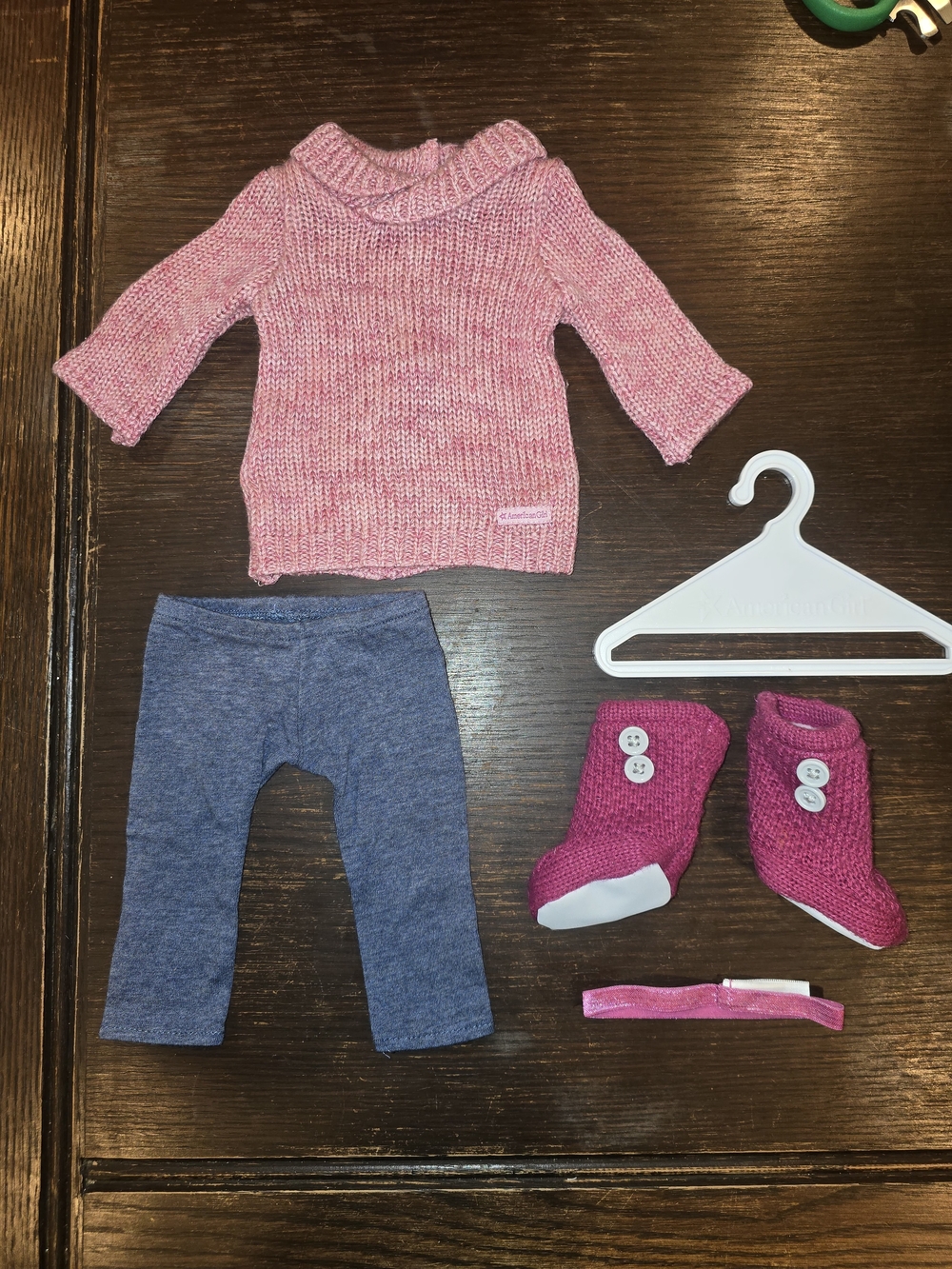 American Girl Cozy Sweater Outfit Retired
